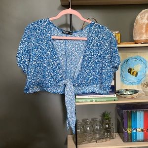 Plus size SHEIN wrap crop!